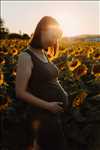 photo numérisée par le photographe Laura à Toulouse : photographie de grossesse